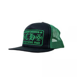 Chrome Hearts CH Hollywood Trucker Hat Black/Green