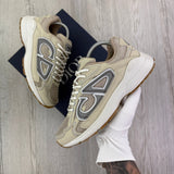Dior B30 Men’s Cream Mesh and Technical Fabric Trainers - 41 (Fit Uk 7)