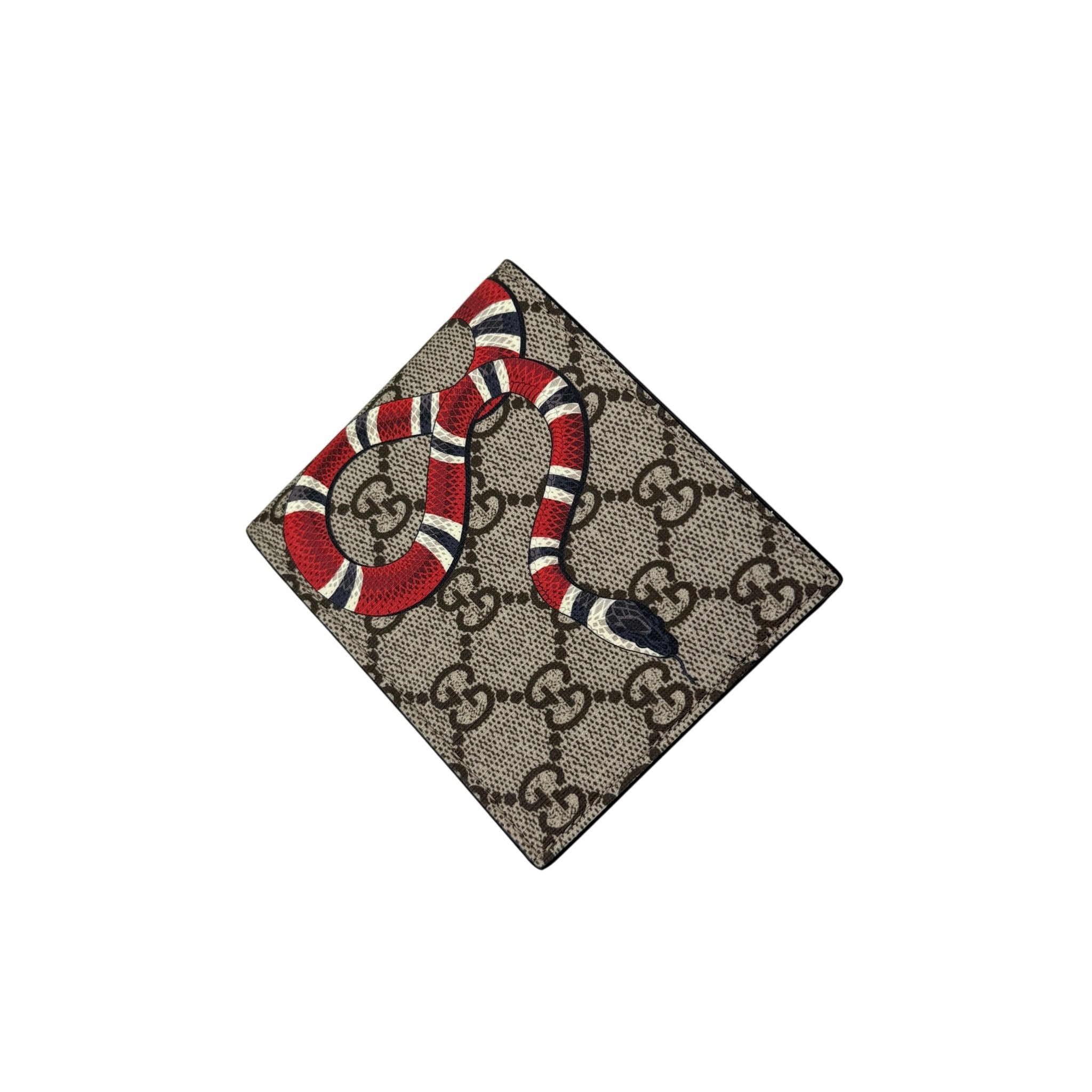 Gucci Men’s GG Supreme Kingsnake Wallet - Morely TrendsGucci Type here:)