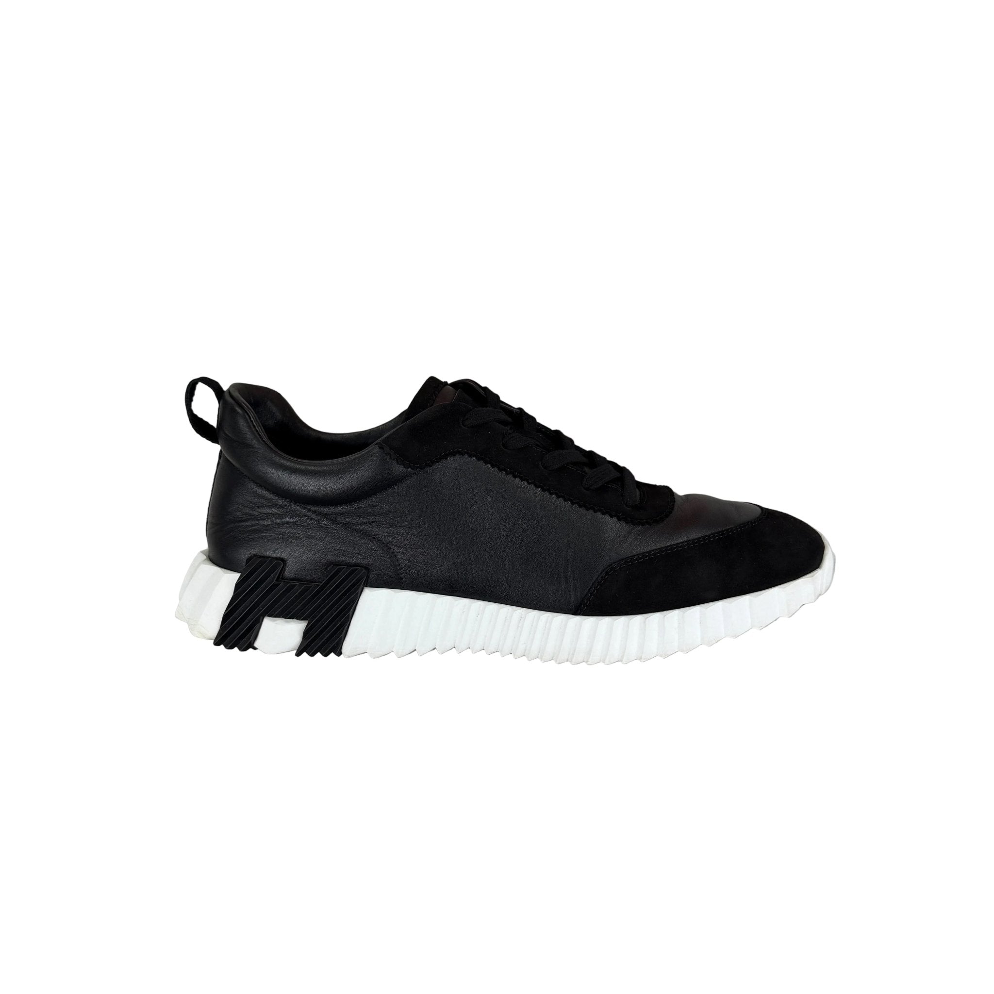 Hermes Men’s Black & White Bouncing Sneakers - 46 - Morely TrendsHermes Type here:)