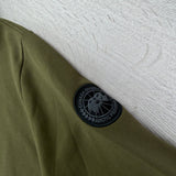 Canada Goose Men’s Black Badge Khaki Pullover Hoodie - XL