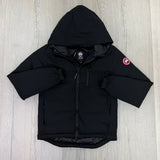 Canada Goose Men’s Black Zip-up Lodge Jacket