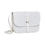 Goyard Goyardine Belvedere II White MM Messenger Bag