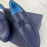 Louis Vuitton Mens Blue Major Loafers - Uk 7.5 (Fit 8)