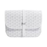 Goyard Goyardine Belvedere II White MM Messenger Bag