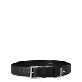 Prada Triangle Logo Belt