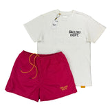 Gallery Dept Men’s White T-shirt & Shorts Set