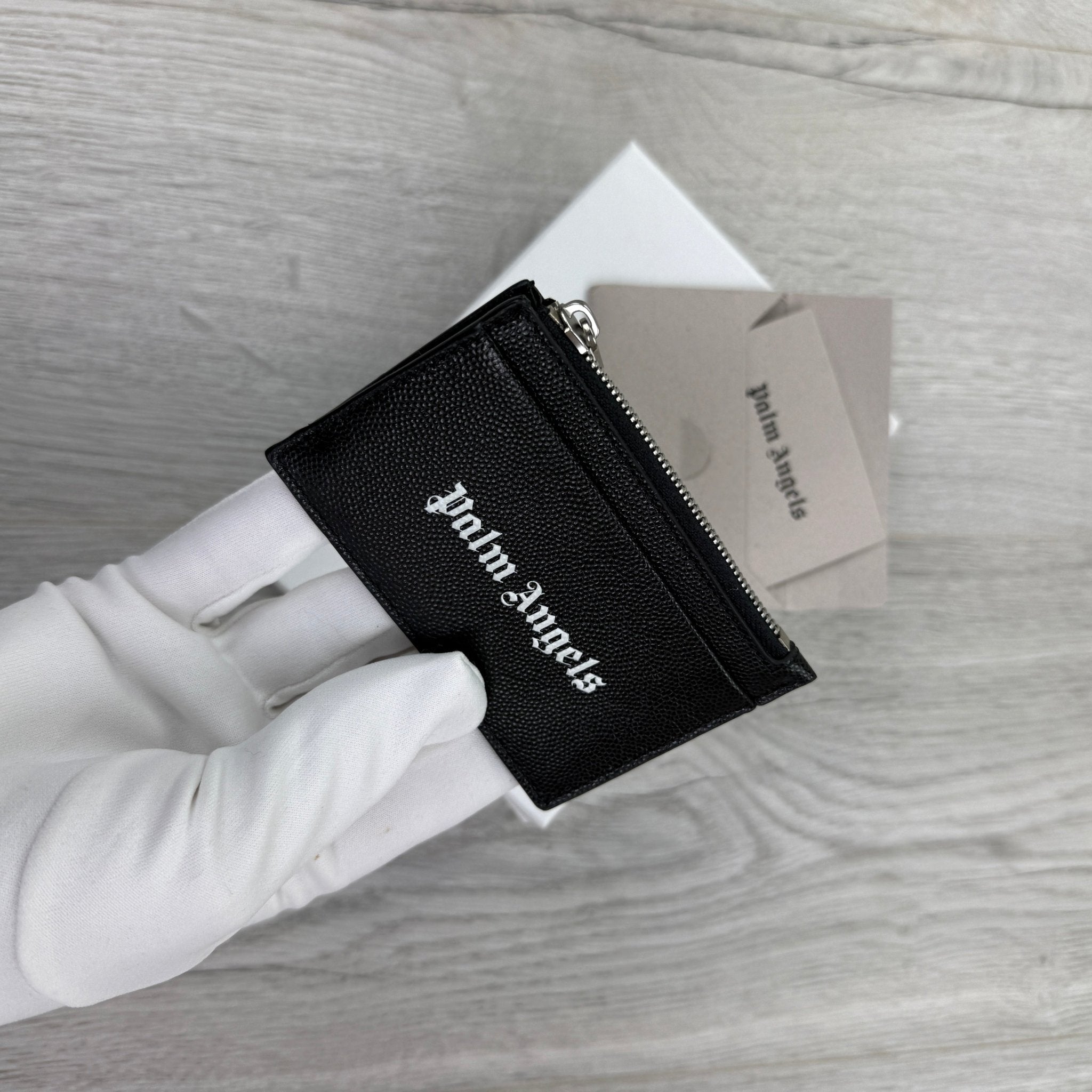 Palm Angels Black Zip-up Card Holder - Morely TrendsPalm Angels Type here:)