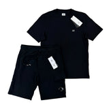 Cp Company Men’s Black T-shirt & Short Set