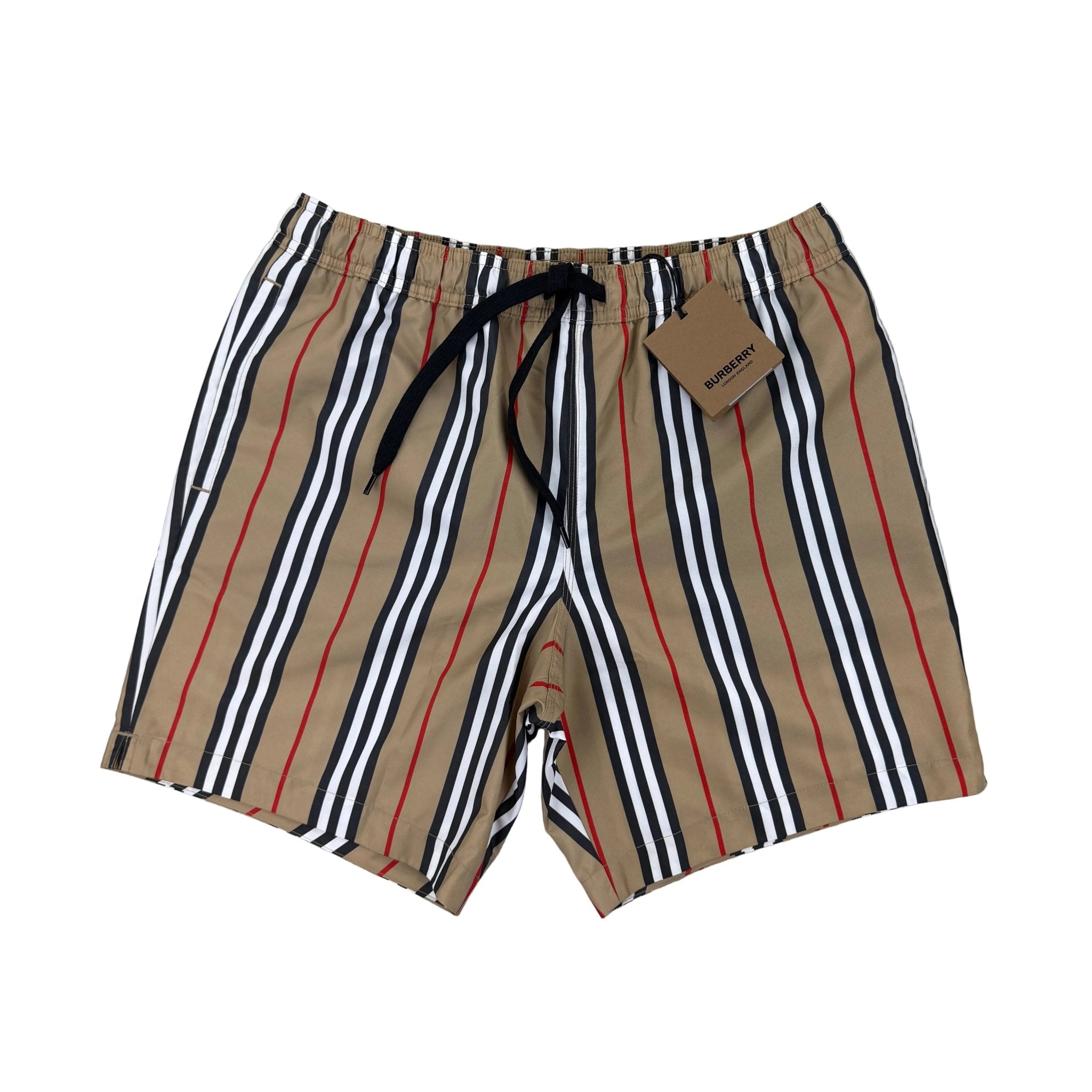 Burberry Men’s Check Drawcord Swim Shorts - Morely TrendsBurberry Type here:)
