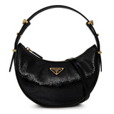 Prada Patent Arque Shoulder Bag