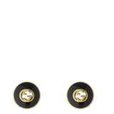 Gucci Interlocking 18k Stud Earrings