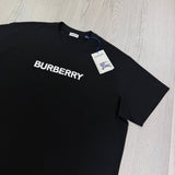 Burberry Men’s Black T-shirt & Navy Swim Short Set
