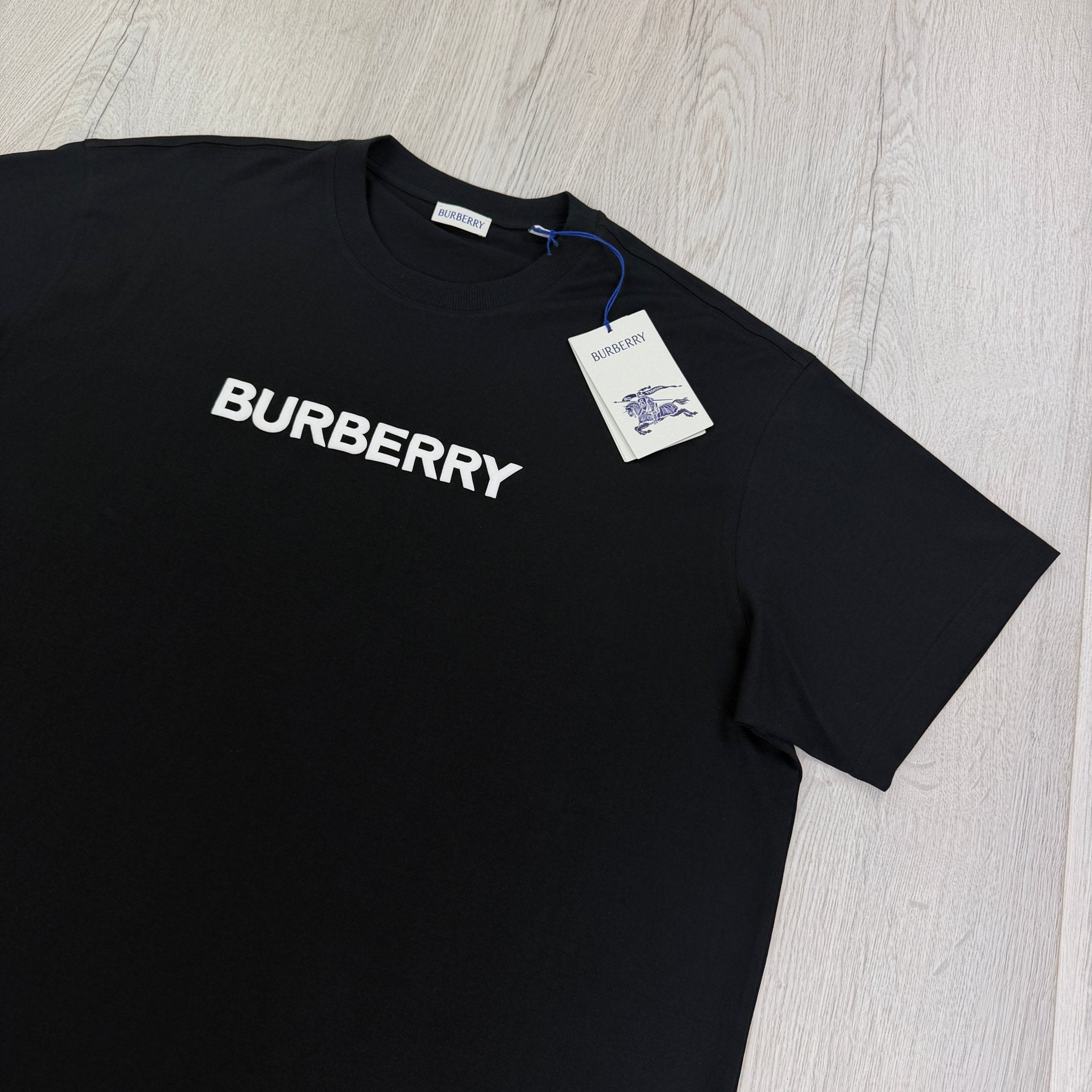Burberry Men’s Black T-shirt & Navy Swim Short Set - Morely TrendsBurberry Type here:)