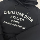 Christian Dior Men’s Black Pullover Hoodie - Medium