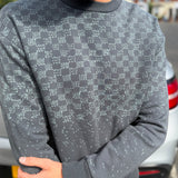 Louis Vuitton Men’s Grey Crewneck Danmier Jumper