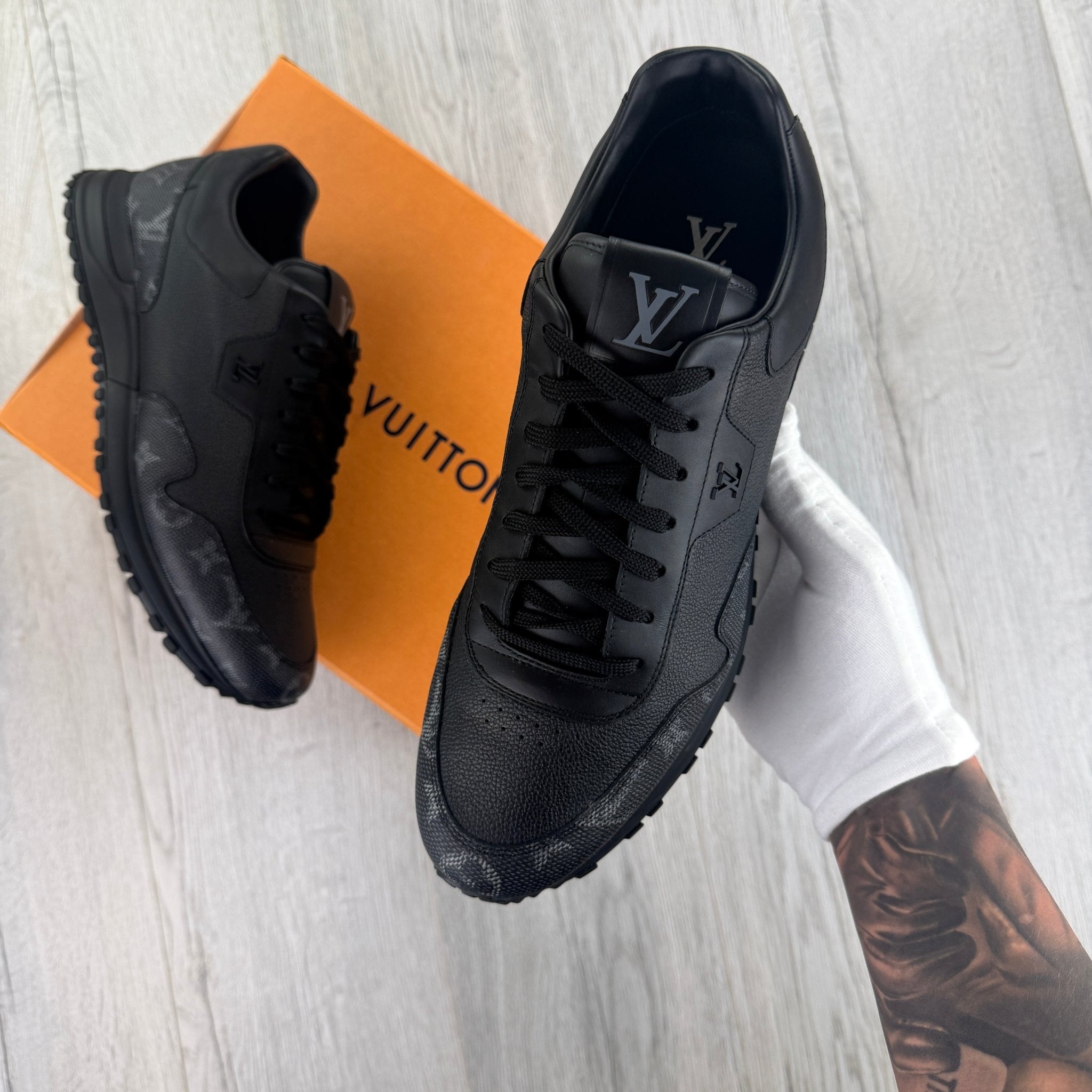 Louis Vuitton Men’s Leather Run Away Trainers - Uk 10 - Morely TrendsLouis Vuitton Type here:)