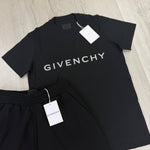 Givenchy Men’s Black T-shirt & Short Set - Morely TrendsGivenchy Type here:)