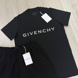 Givenchy Men’s Black T-shirt & Short Set - Morely TrendsGivenchy Type here:)