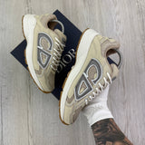 Dior B30 Men’s Cream Mesh and Technical Fabric Trainers - 41 (Fit Uk 7)