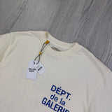 Gallery Dept Men’s Cream Blue T-shirt