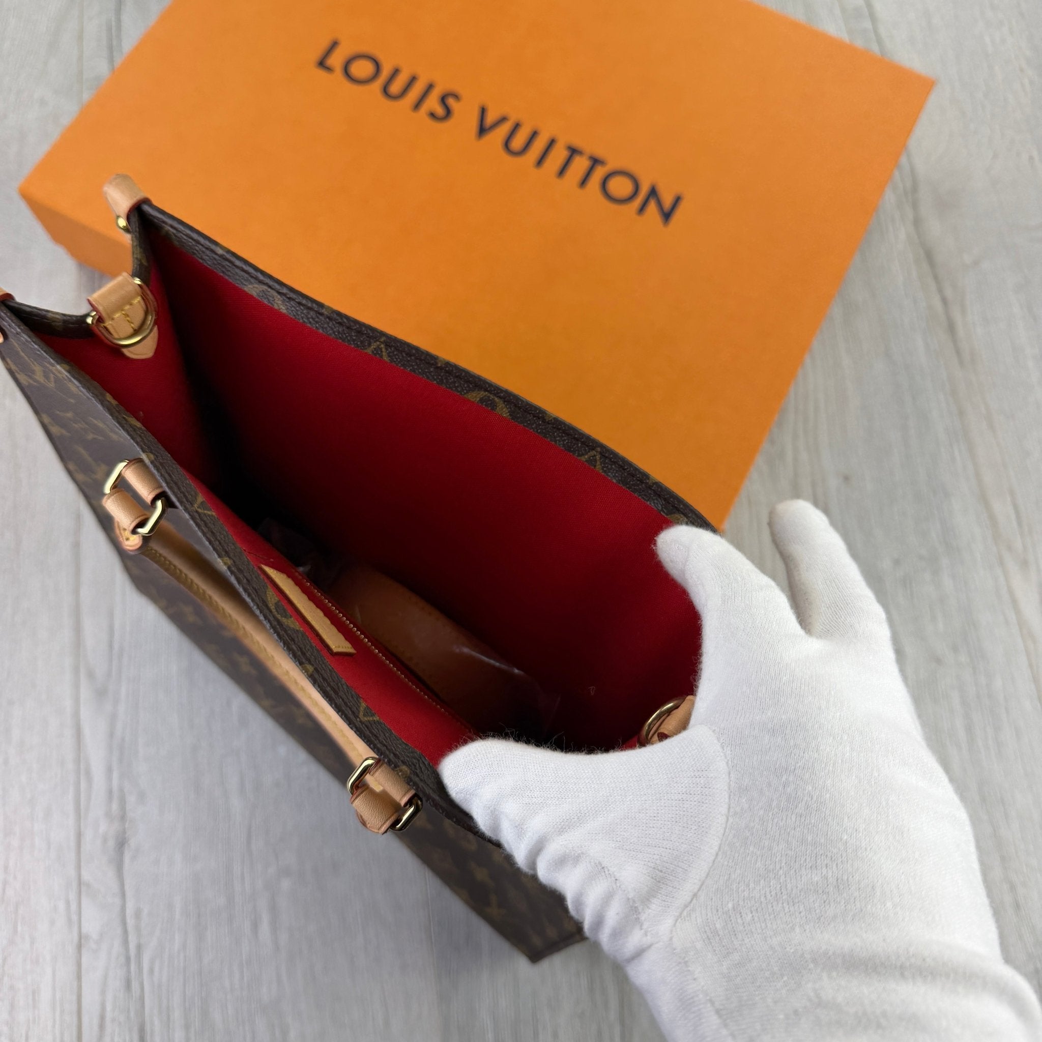 Louis Vuitton Women’s Brown Monogram Cloth Tote Bag - Morely TrendsLouis Vuitton Type here:)