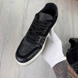 Louis Vuitton Men’s Black Low Trainers - Uk 8 (Fit 9)