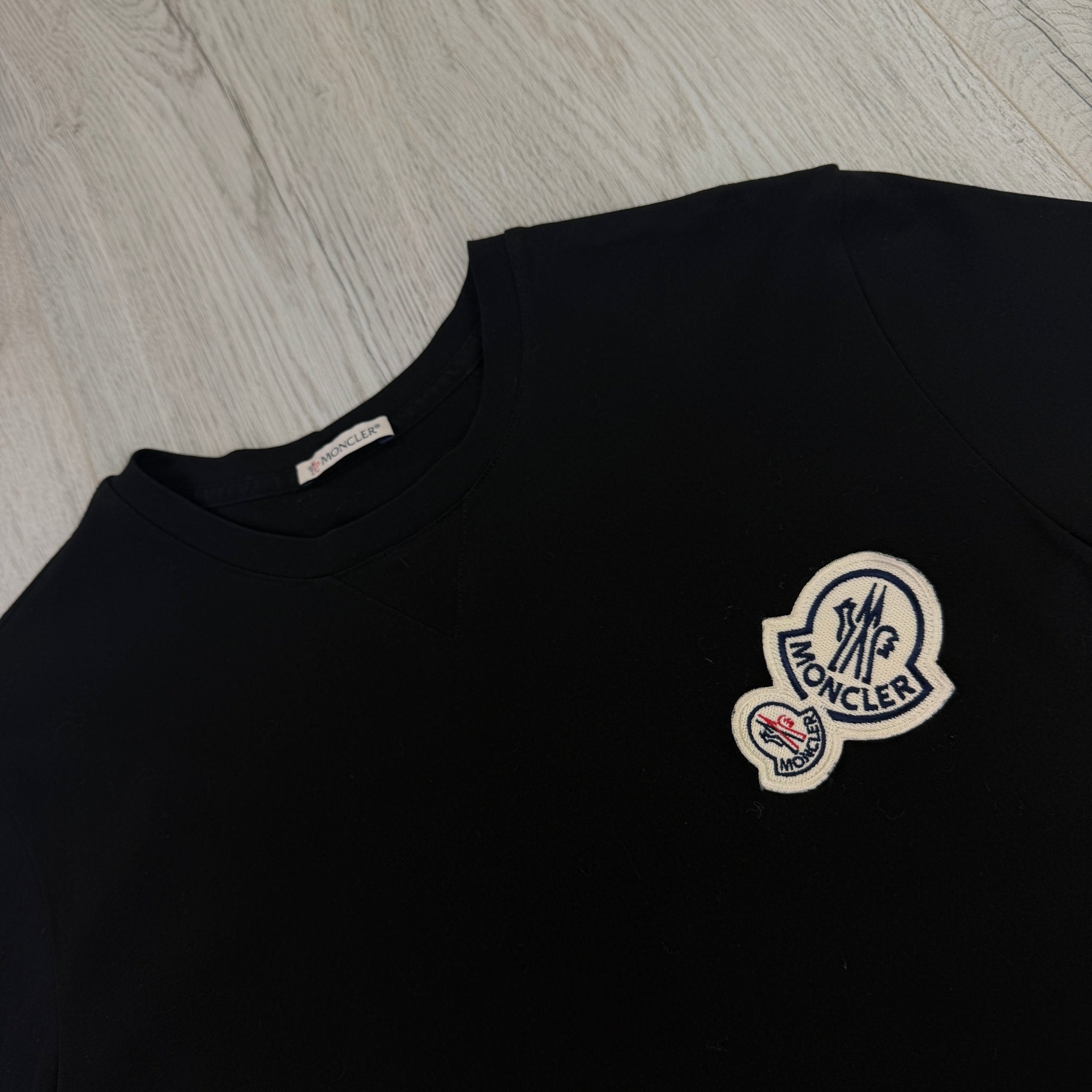 Moncler Men’s Double Logo Black T-shirt - Morely TrendsMoncler Type here:)