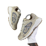 Dior B30 Men’s Cream Mesh and Technical Fabric Trainers - 41 (Fit Uk 7)