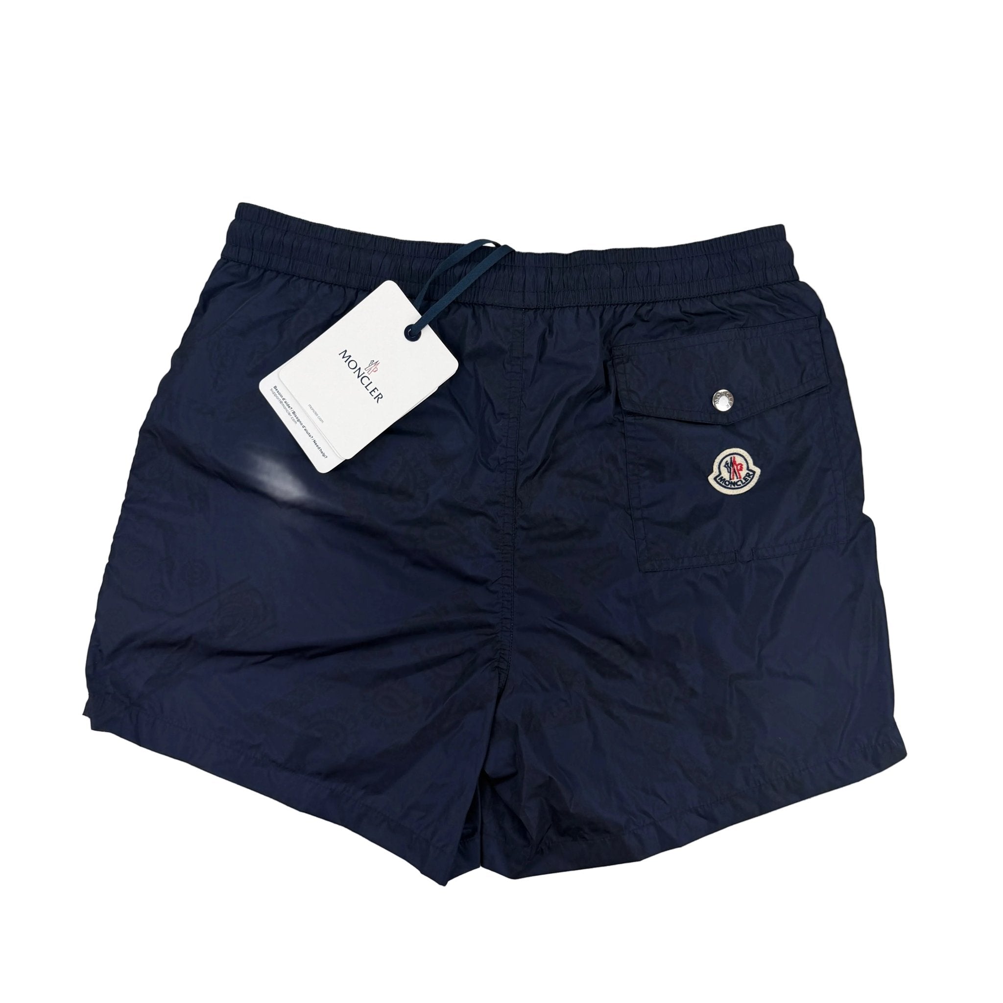 Moncler Men’s Navy Swim Shorts - Medium - Morely TrendsMoncler Type here:)