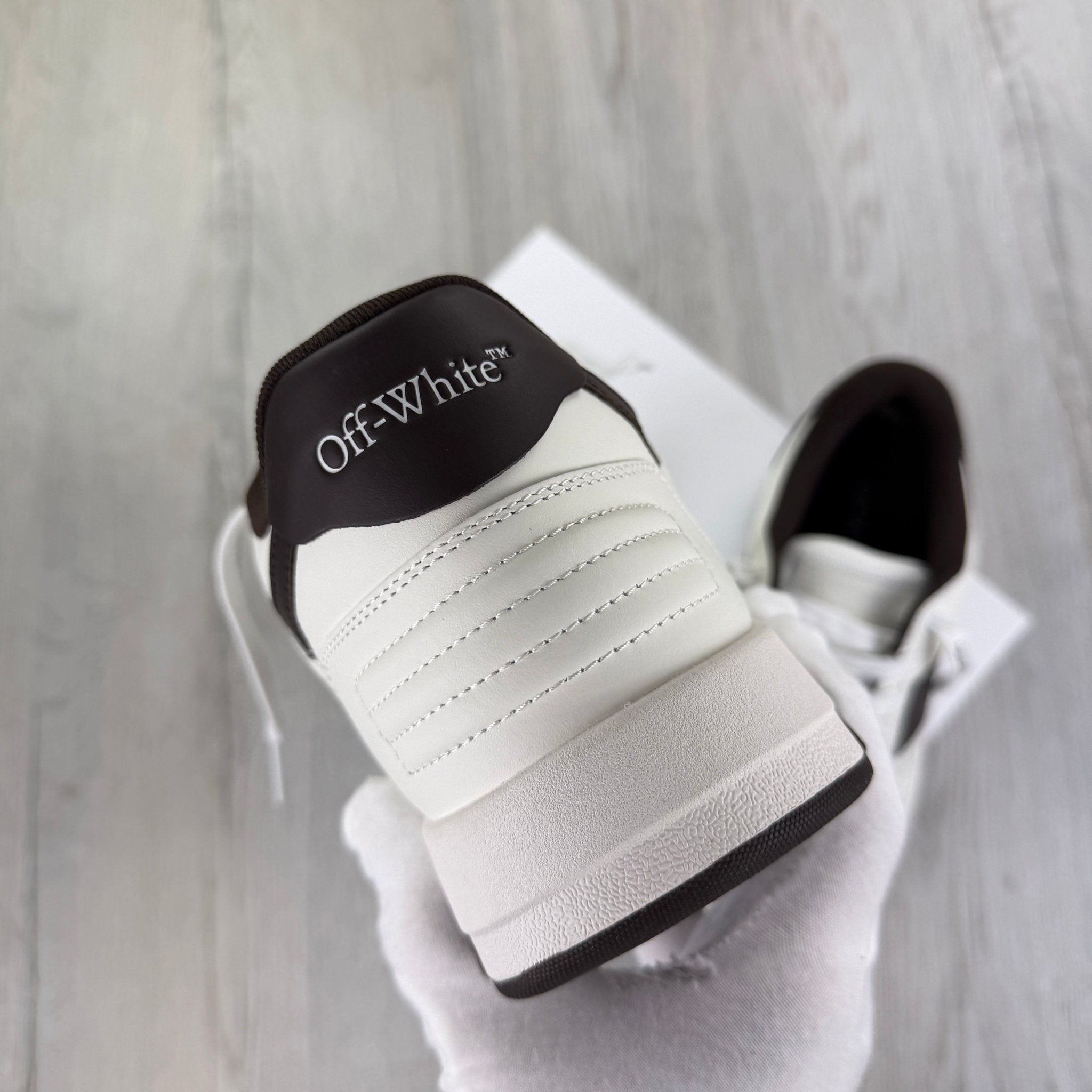 Off-White Men’s Brown & White Low Trainers - Uk 10 - Morely TrendsOff white Type here:)