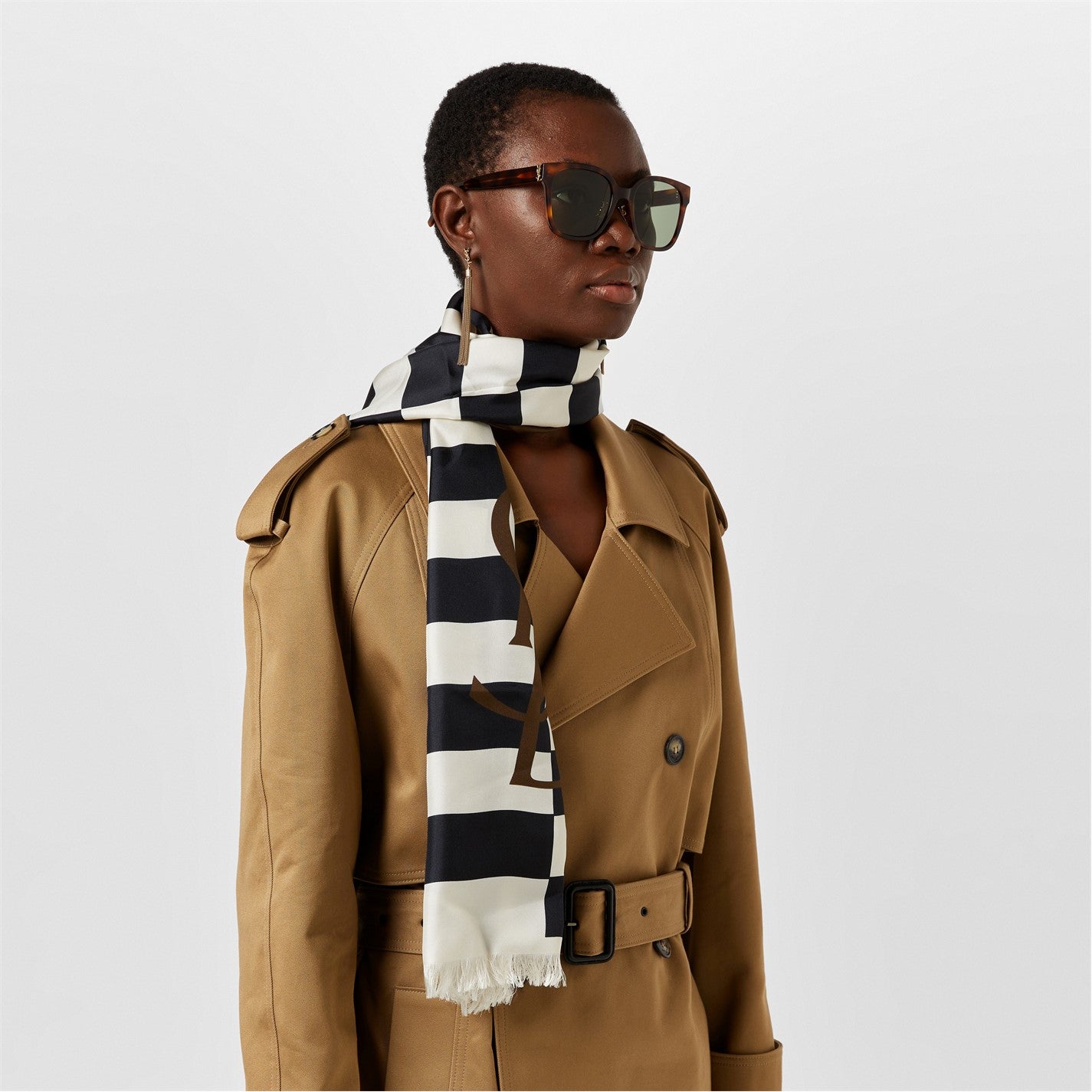 Saint Laurent Cassandre Scarf