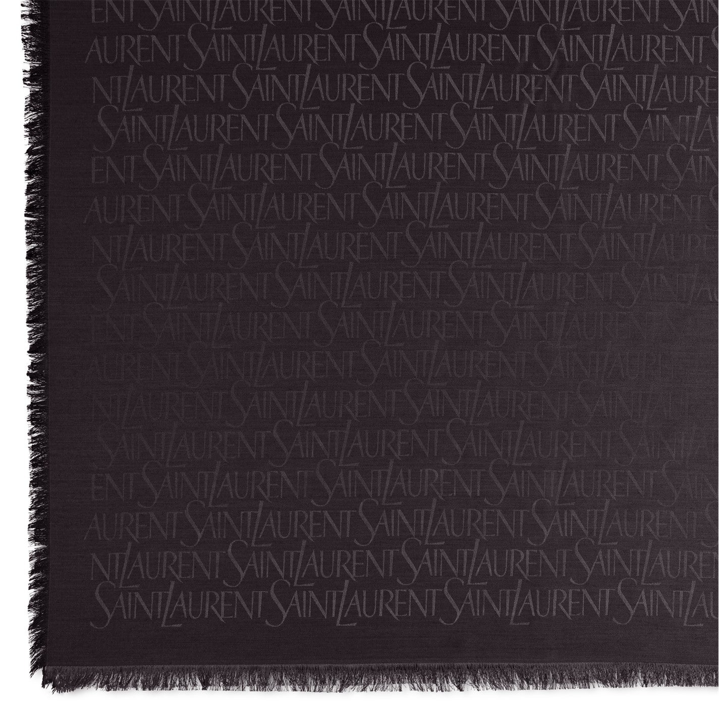 Saint Laurent Logo Scarf