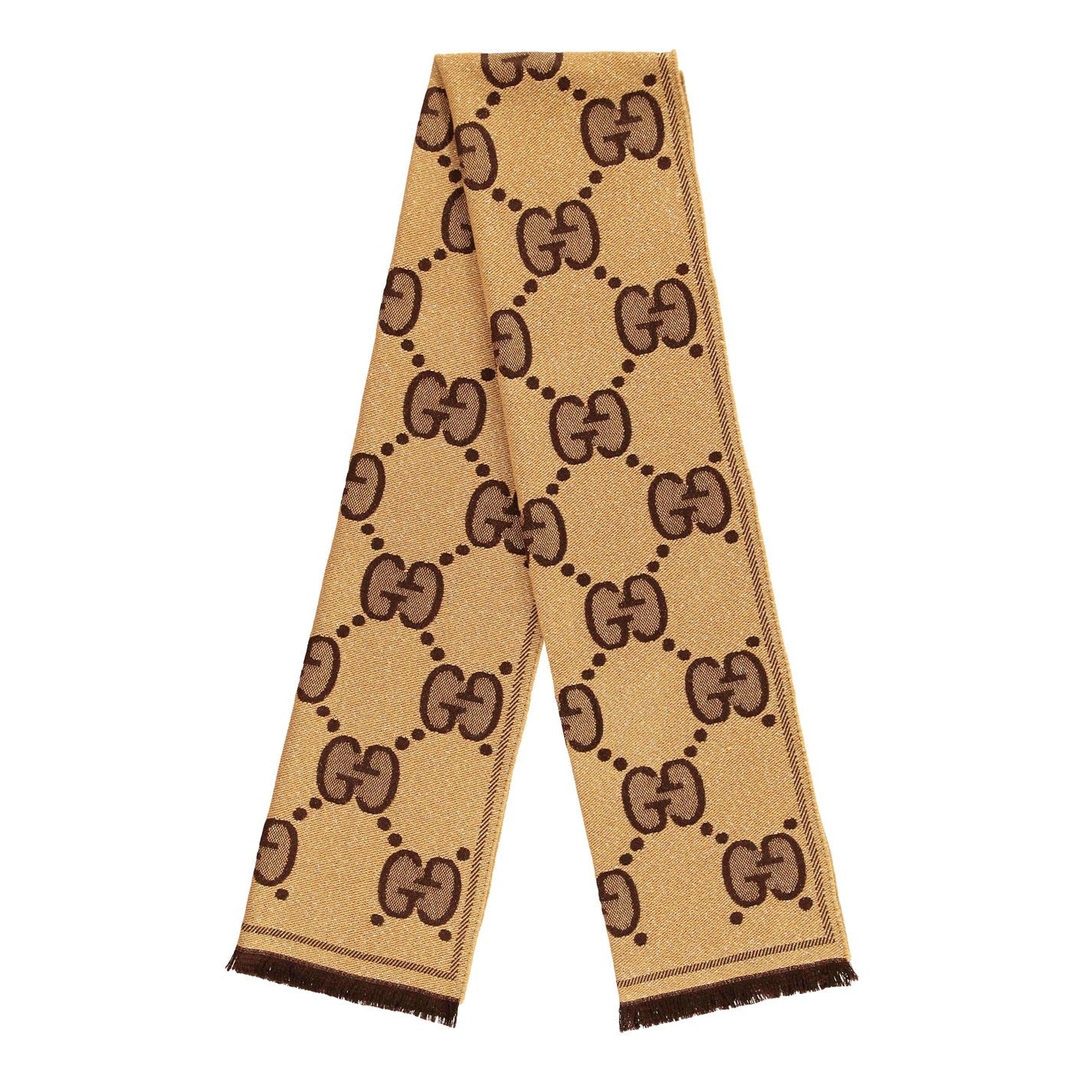 Gucci Metallised Jacquard Scarf