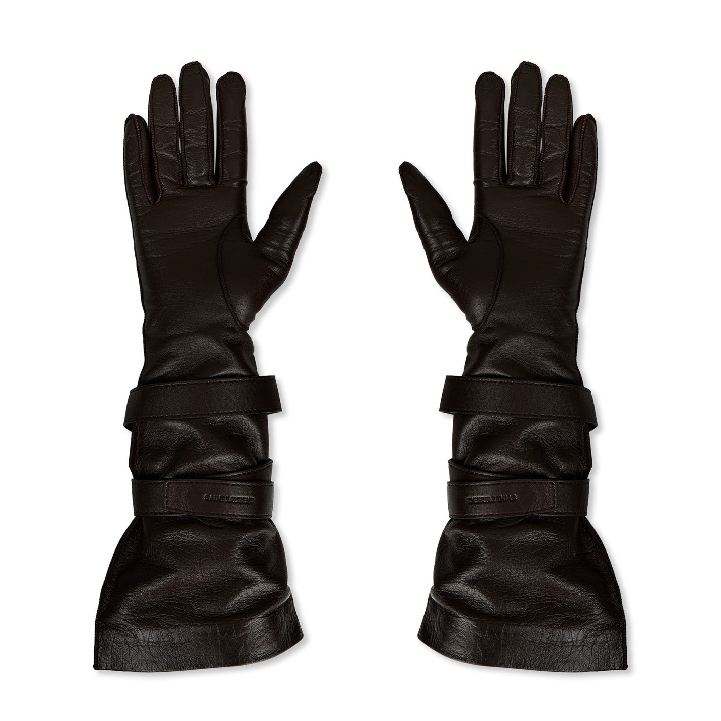 Saint Laurent Leather Aviator Gloves