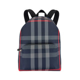 Burberry Men’s Navy Check Print Backpack