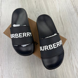 Burberry Logo Men’s Black Sliders
