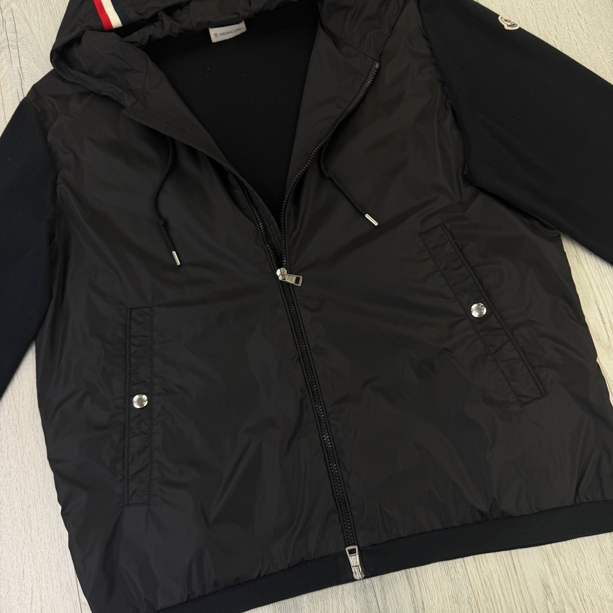Moncler Men’s Black Maglia Tricot Cardigan - 3XL (Fit XL/XXL) - Morely TrendsMoncler Type here:)