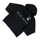 Givenchy Men’s Black Zip-up Windbreaker Jacket - 44