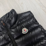 Moncler Women’s Black Ghany Quilted Down Vest Gilet - Size 4