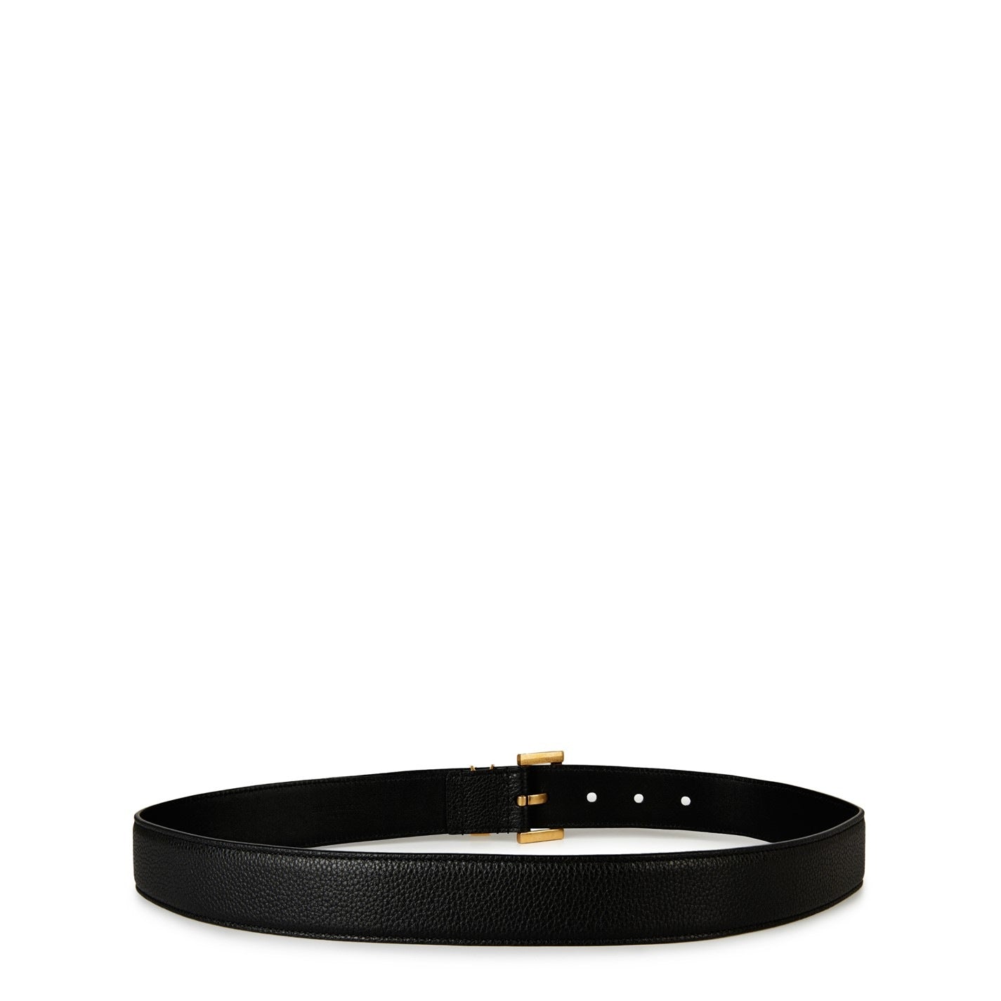 Saint Laurent Milo Logo Buckle Belt