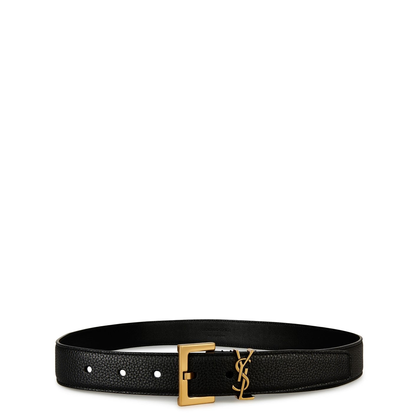 Saint Laurent Milo Logo Buckle Belt