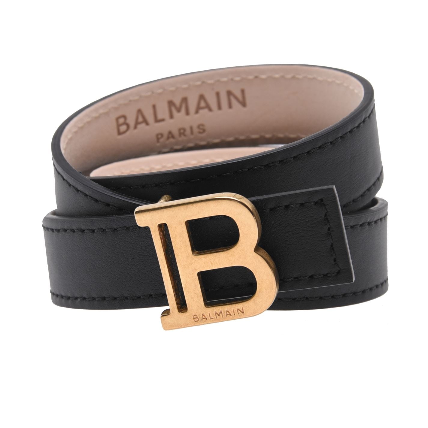 Balmain 2 Cm Reversible Leather Belt