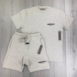 Essentials Men’s Light Oat T-shirt & Short Set