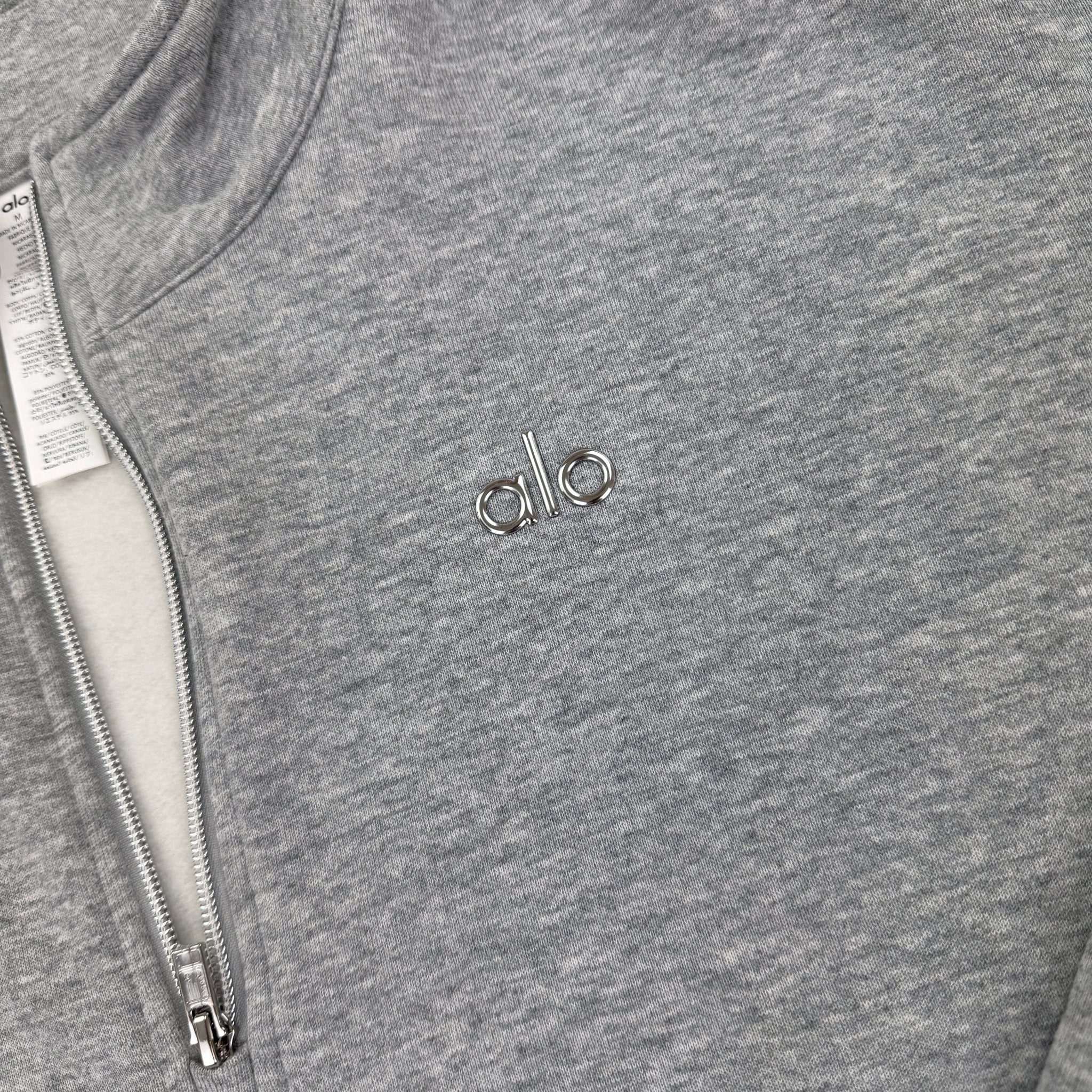 Alo Men’s Grey 1/4 Zip Fleece - Morely TrendsAlo Type here:)