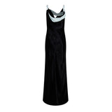 Bottega Veneta Textured Satin Long Dress