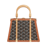 Goyard Saigon Mini Trunk Bag Black & Tan