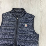 Moncler Men’s Navy GUI Gilet - Size 3
