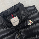 Moncler Women’s Black Ghany Quilted Down Vest Gilet - Size 4