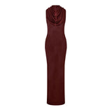 Saint Laurent Hooded Maxi Dress